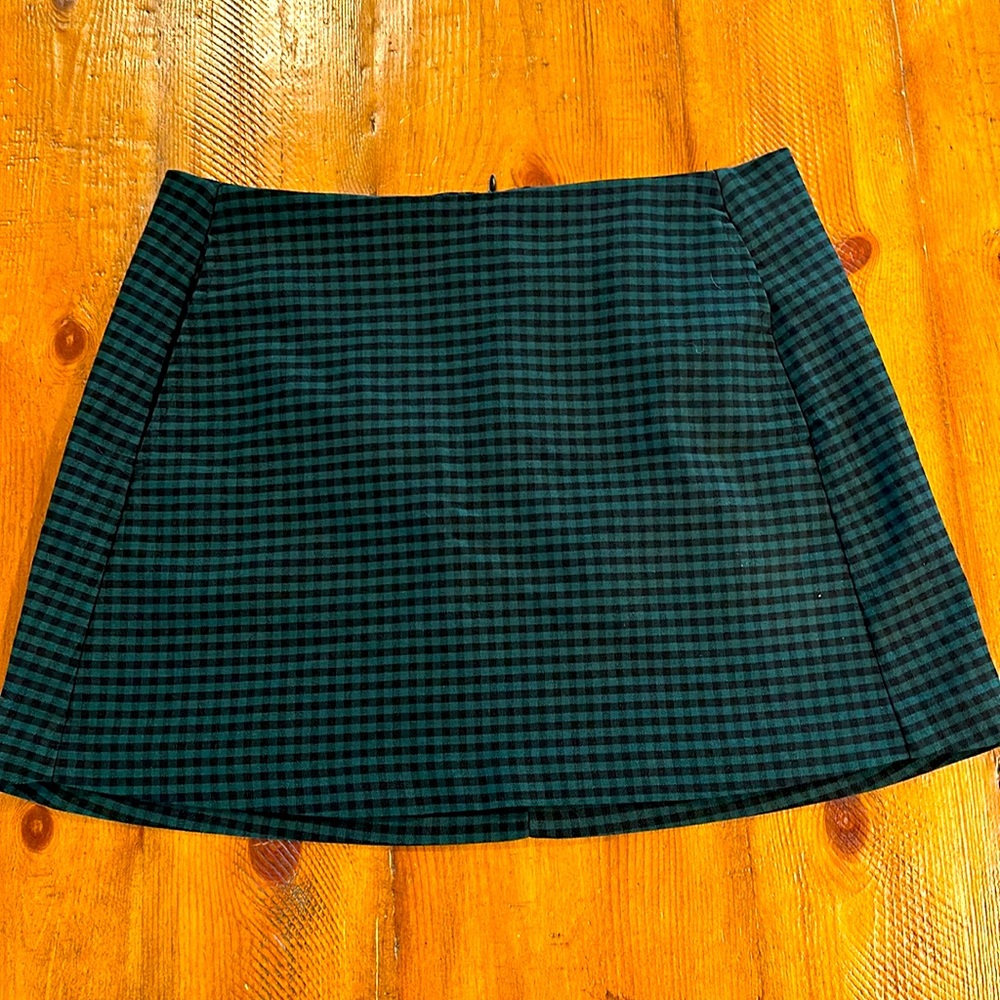 Urban outfitters plaid mini skirt